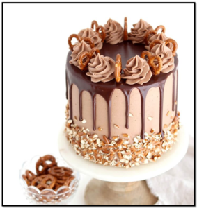 pastel de nutella y pretzel 1