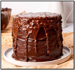 pastel de dulce de chocolate ferrero rocher